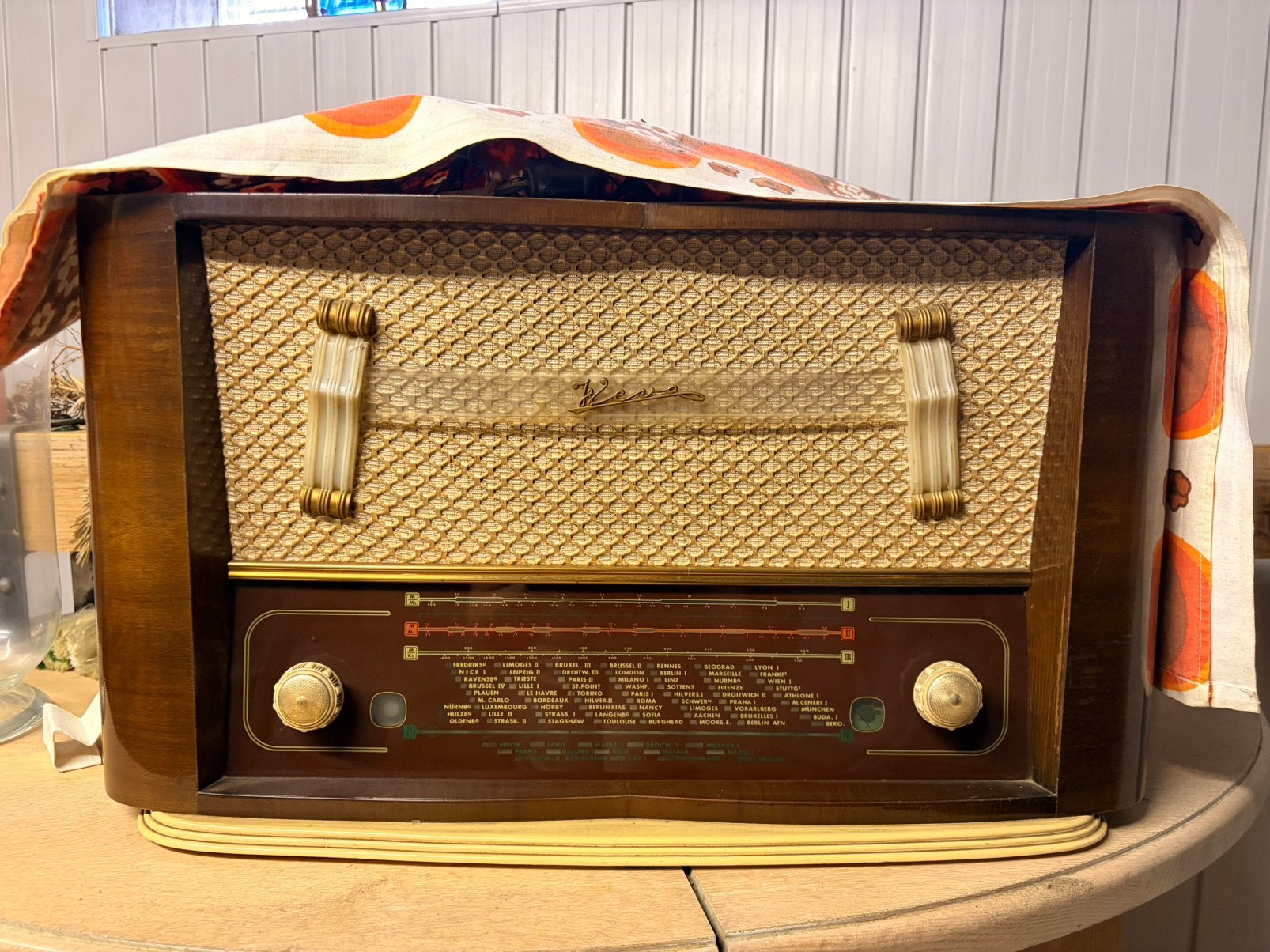 Retro radio WEVO, Antiek en Kunst, Ophalen