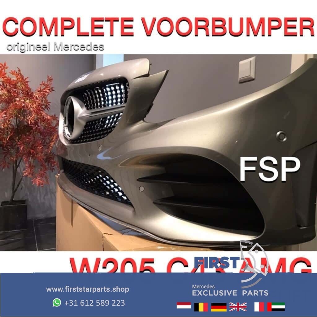 W205 C205 S205 C43 AMG VOORBUMPER COMPLEET Mercedes C Klasse, Utilisé, -, Avant, -