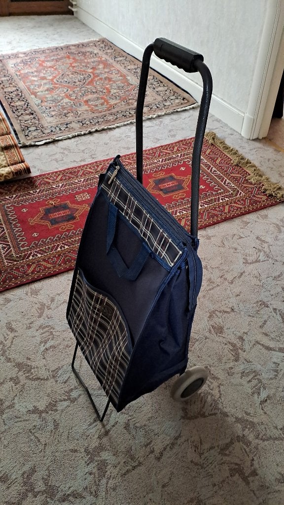 Boodschappen trolley, Ophalen, Blauw