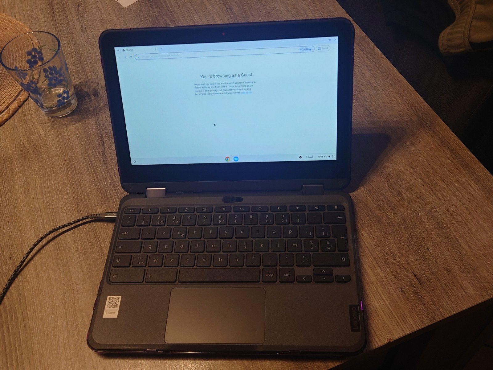 Lenovo 300e Chromebook gen3, Informatique & Logiciels, Enlèvement ou Envoi, 11 pouces, Utilisé, Azerty