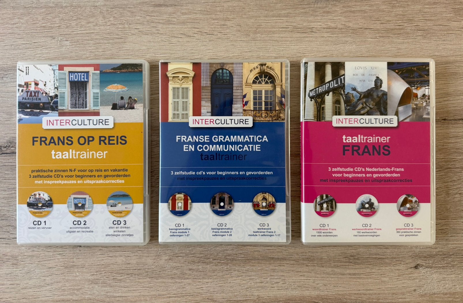 Intercultural luisterboek - taaltrainer Frans - 9 CD rom’s, Boeken, Ophalen of Verzenden