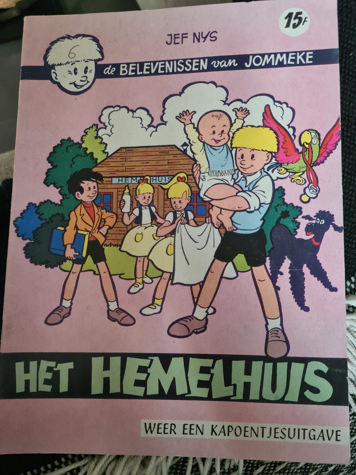 het heelhuids- Jommeke, Enlèvement ou Envoi