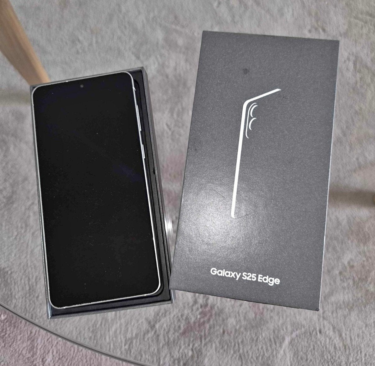 samsung galaxy s25 edge 256gb/12gb ram, Enlèvement, Noir