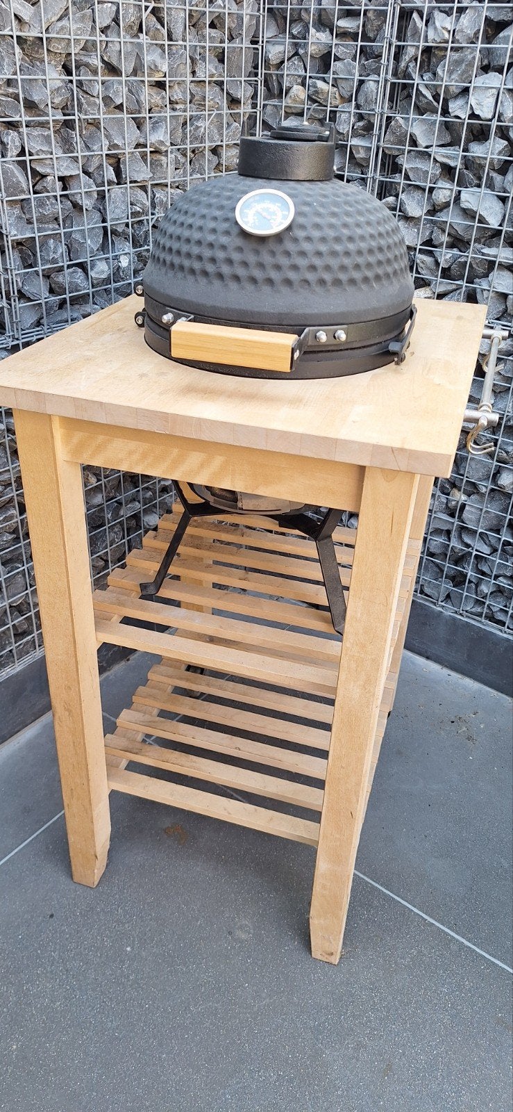 Mini keramische bbq inclusief meubel, Ophalen