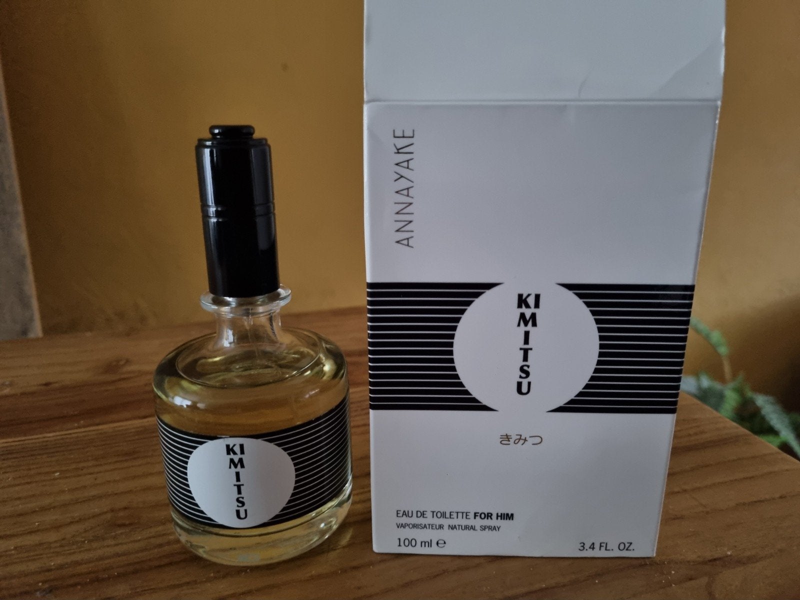 Annayake Kimitsu For Him 100 ml (eau de toilette), Ophalen, Zo goed als nieuw, Parfumfles, Gevuld