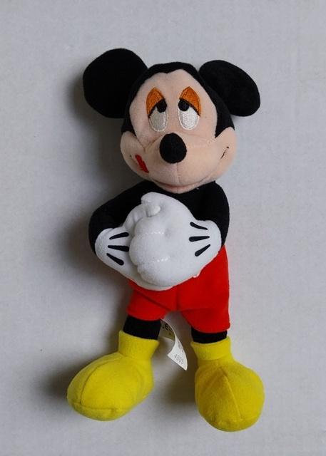 Lief knuffeltje van een verliefde Mickey Mouse, Ophalen of Verzenden, Mickey Mouse, Zo goed als nieuw, Knuffel