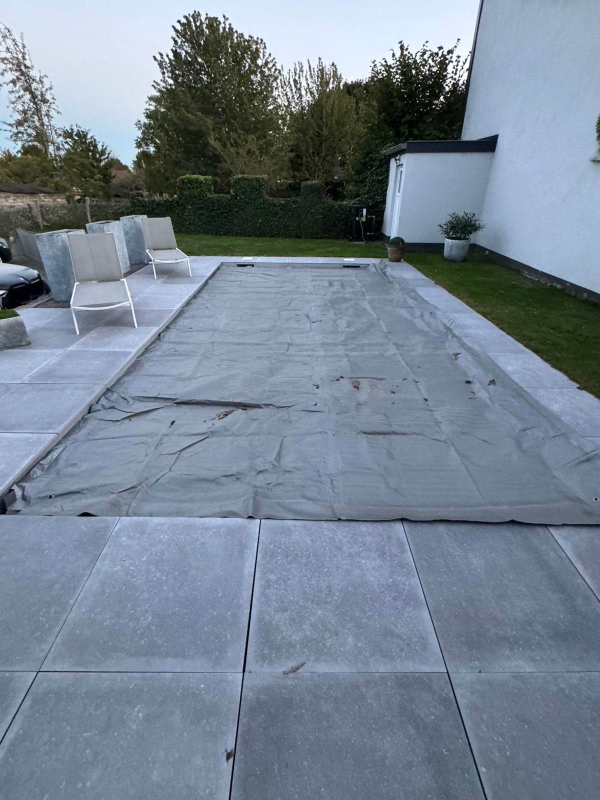Bache hiver pour piscine, Jardin & Terrasse, Enlèvement, Comme neuf