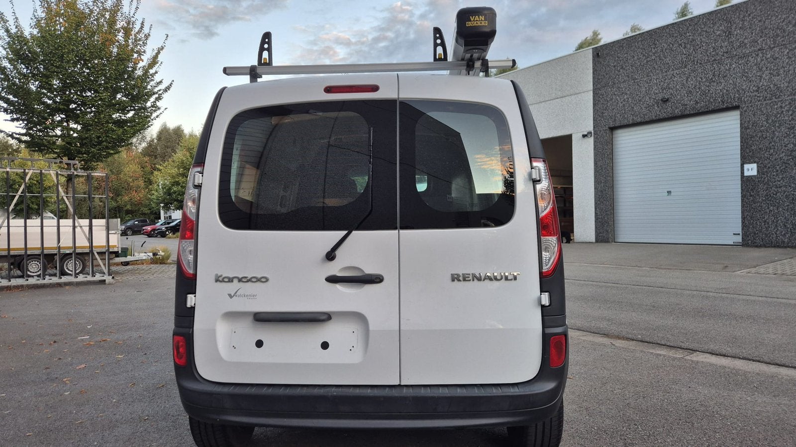 Renault kangoo 1.5dci lichte vracht/ airco/ dakrek/ 85.000km, Stof, Renault, Wit, 2 zetels