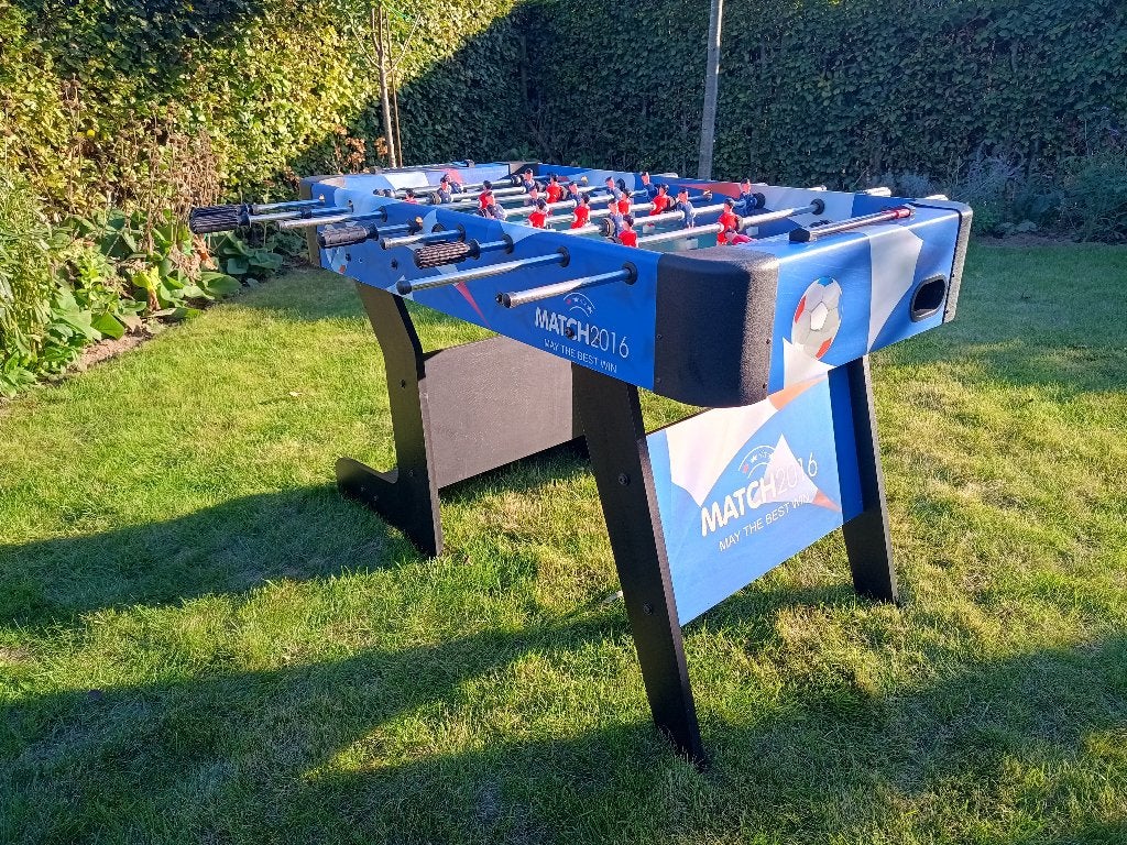 Inklapbare voetbaltafel, Ophalen, Gebruikt