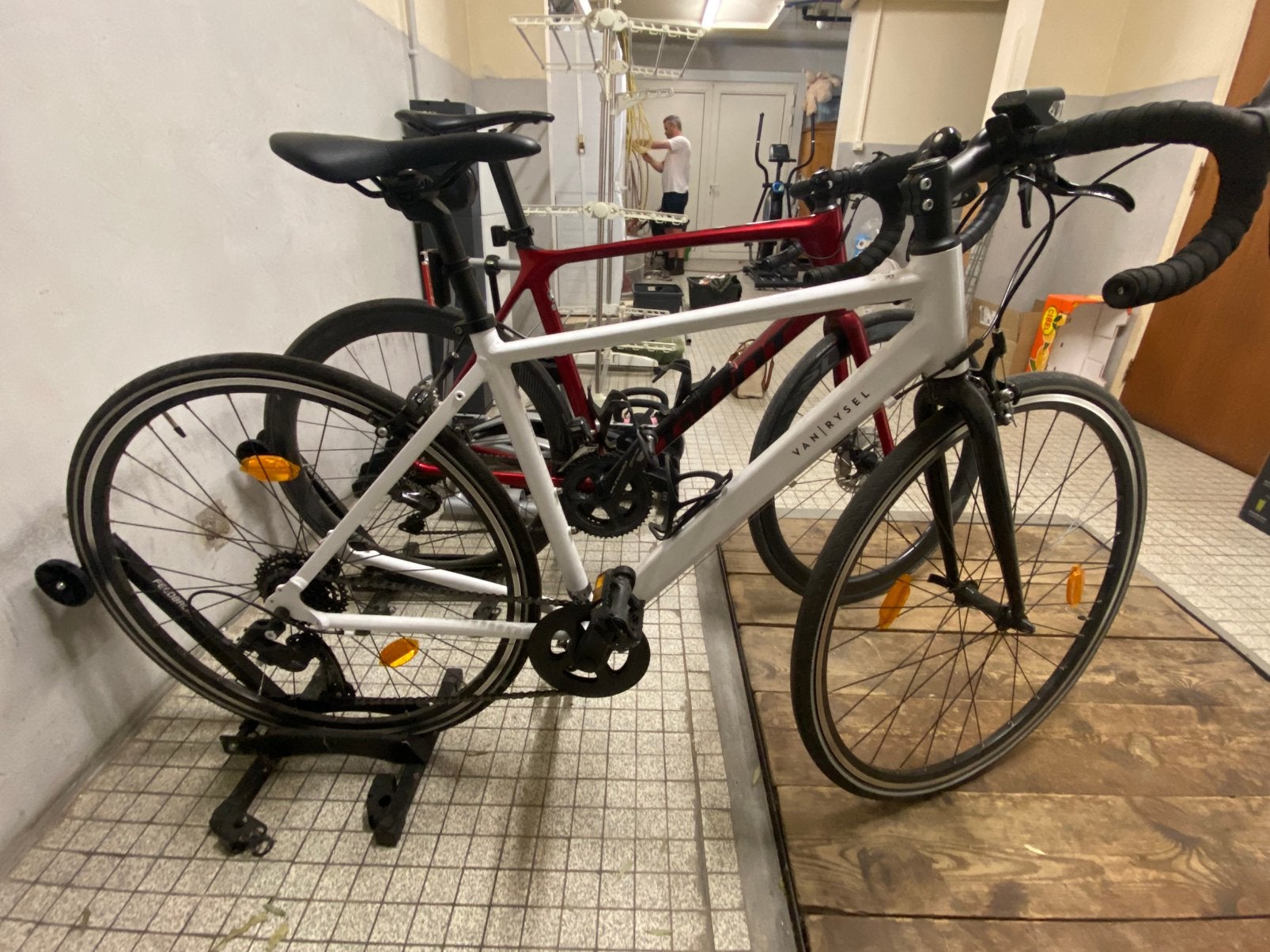 Koersfiets dames Van Rysel, Fietsen en Brommers, Fietsen | Dames | Sportfietsen en Toerfietsen, Zo goed als nieuw, Ophalen