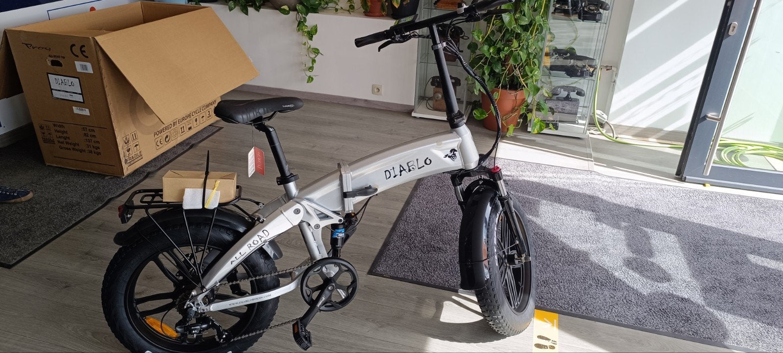 DIABLO ALL ROAD – FAT BIKE ÉLECTRIQUE NEUF – 0 KM – JAMAIS R, Neuf, Autres marques, Vitesses, Enlèvement ou Envoi