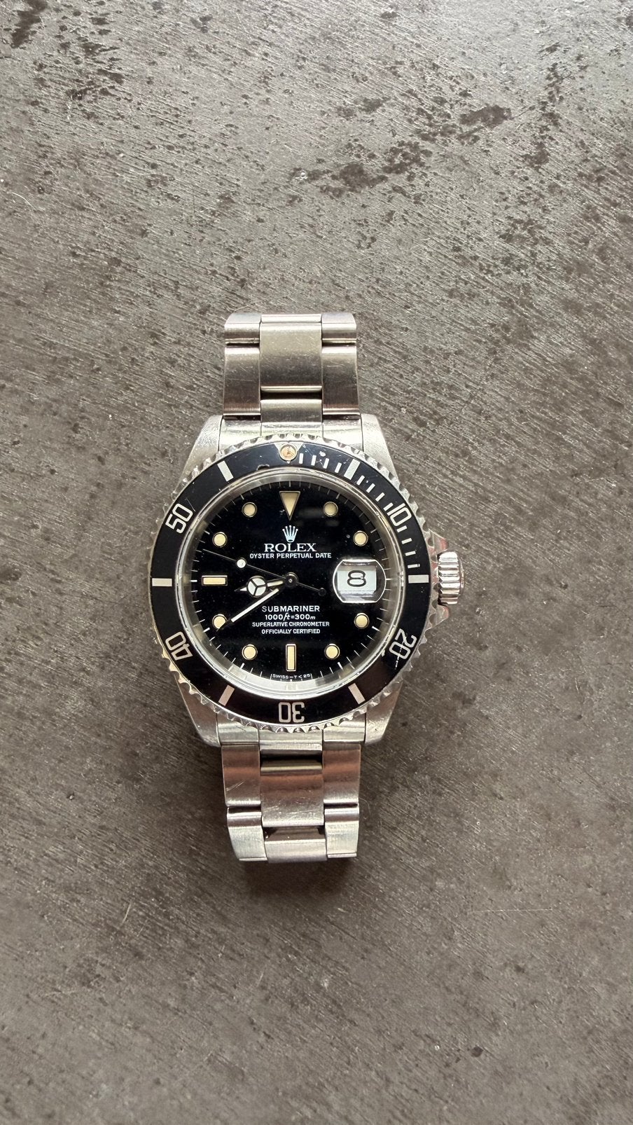 Rolex submariner 16610 date, Montre-bracelet, Rolex, Acier, Enlèvement