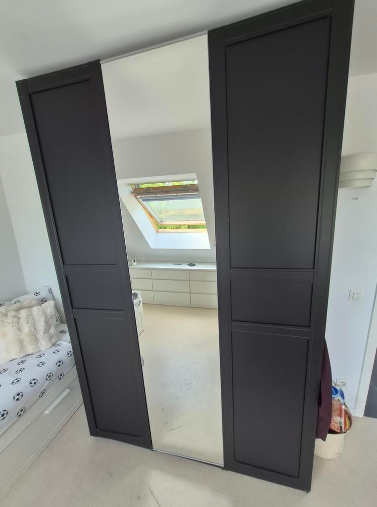 2x deuren van ikea pax zwart, Ophalen