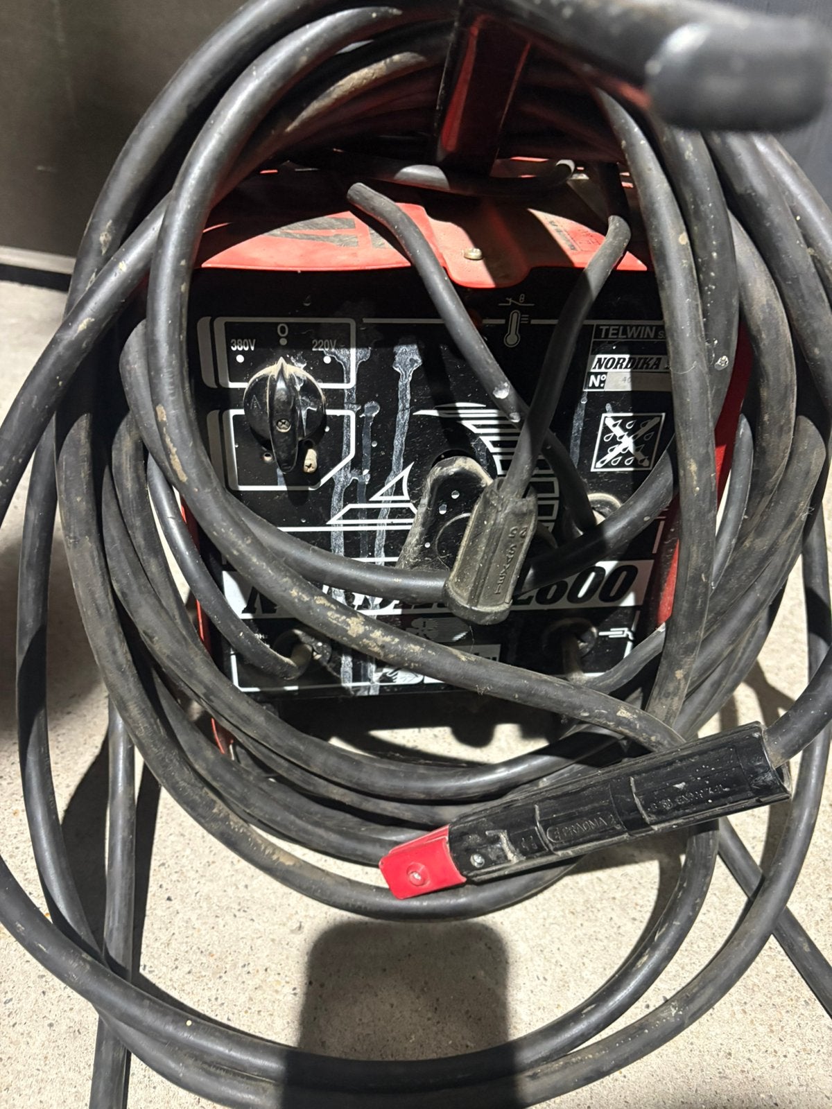Telwin lasapparaat elektrode, Enlèvement ou Envoi, Utilisé, 150 à 250 ampères, Électrodes