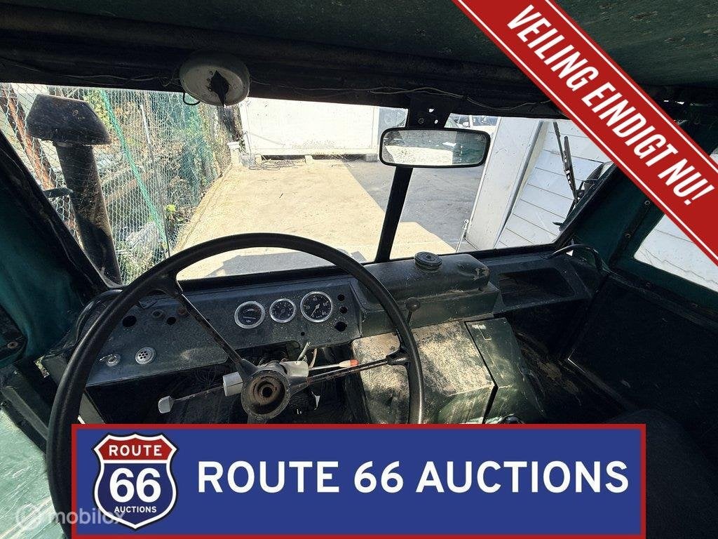 Mercedes-Benz Unimog 411 | 1962 | Route 66 Auctions, Zwart, Mercedes-Benz, Bedrijf, Handgeschakeld