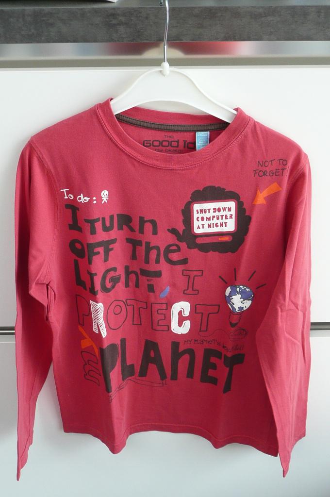 T-shirt lange mouw Good ID (K237), Kinderen en Baby's, Okaidi, Ophalen of Verzenden, Zo goed als nieuw, Shirt of Longsleeve