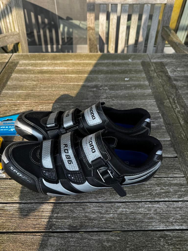 Shimano Koersfietsschoenen SPDSL Maat 47, Sport en Fitness, Wielrennen, Zo goed als nieuw, Schoenen, Ophalen