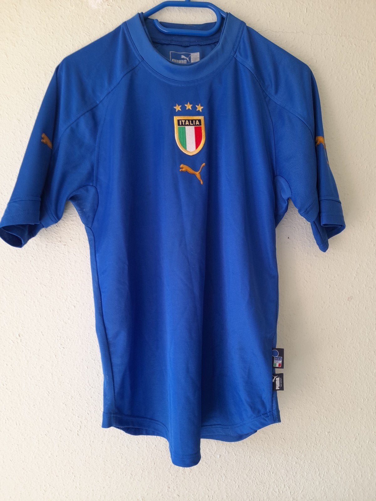 voetbal shirt.  Italia 2006 kleur blauw .Dit is uniek., Verzamelen, Ophalen, Nieuw, Shirt