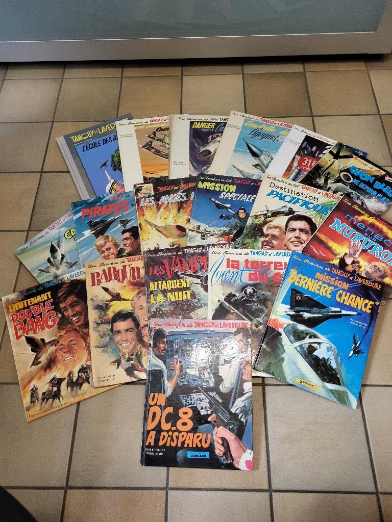 Tanguy et Laverdure : Collection complète de 1 à 18 ., Livres, Série complète ou Série, Enlèvement, Utilisé