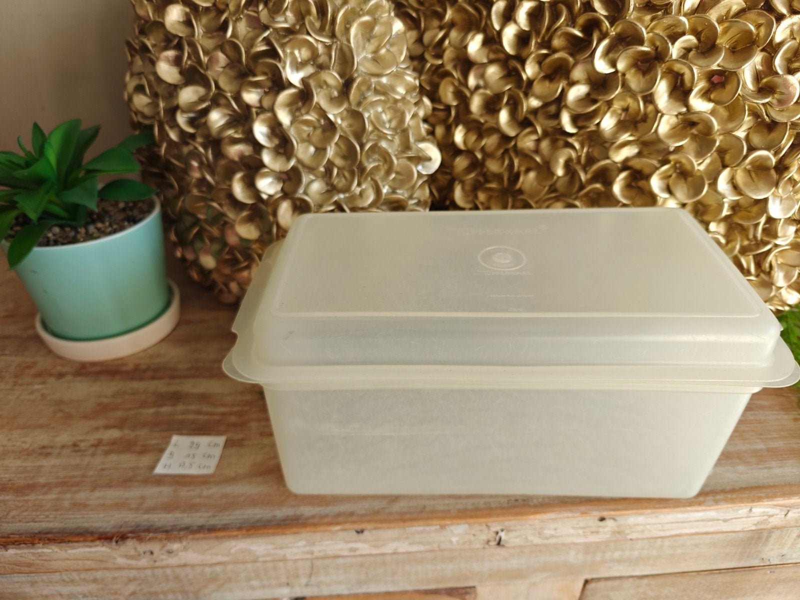 Tupperware doos met deksel, komt uit een rookvrij huis, Ophalen of Verzenden, Gebruikt, Met deksel