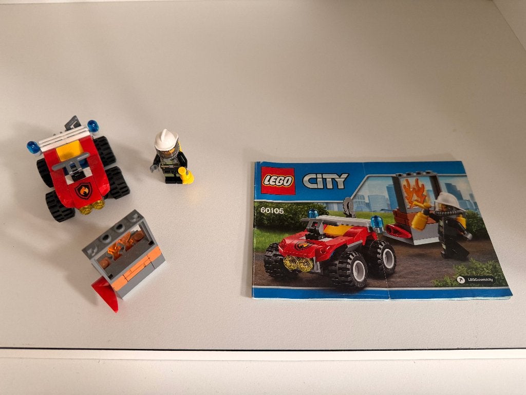 LEGO City Set - Fire ATV (60105), Enlèvement ou Envoi, Lego, Ensemble complet, Comme neuf