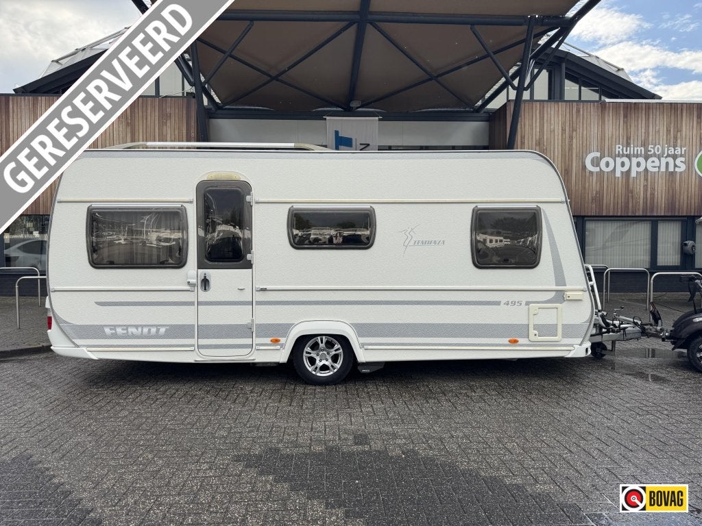 Fendt Tendenza 495 SF 2012 Mover,Tent,Luifel!, Caravans en Kamperen, Rondzit, Lengtebed, Fietsenrek, 1250 - 1500 kg