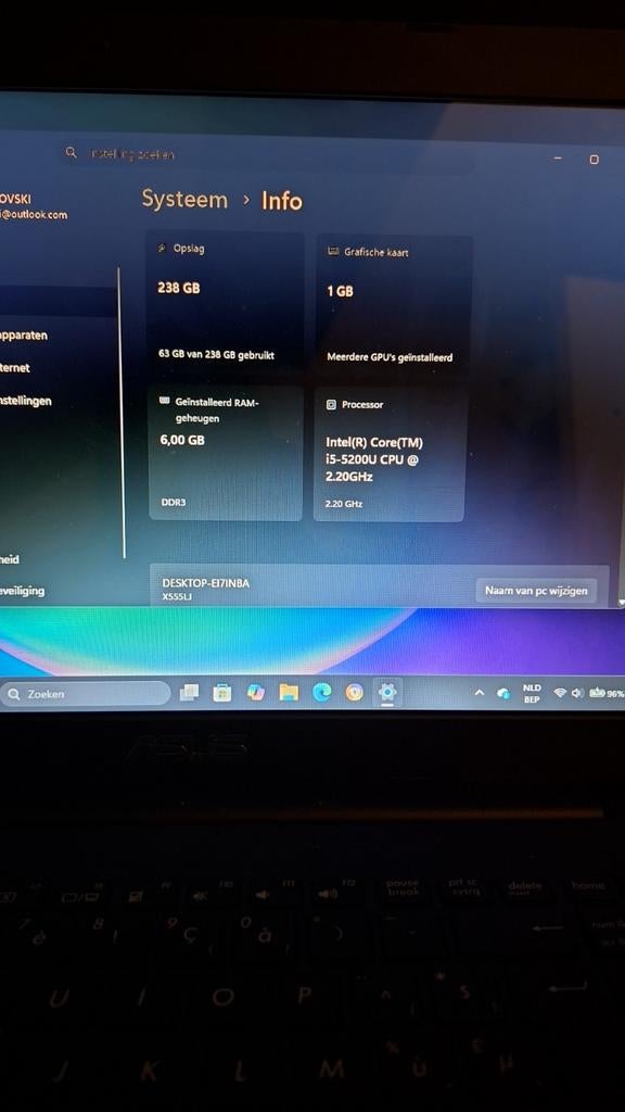 Ordinateur portable Asus, Enlèvement ou Envoi