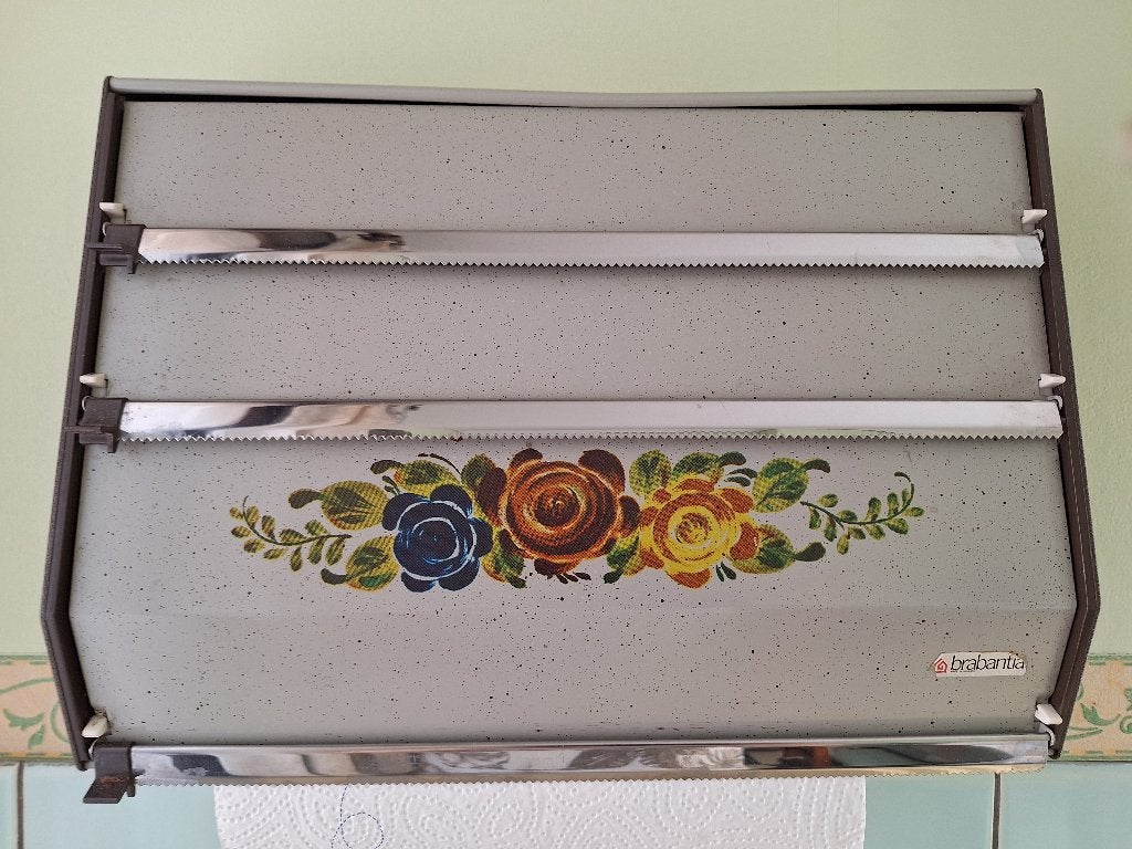 Keukenrolhouder, Ophalen, Metaal, Meerkleurig, Brabantia