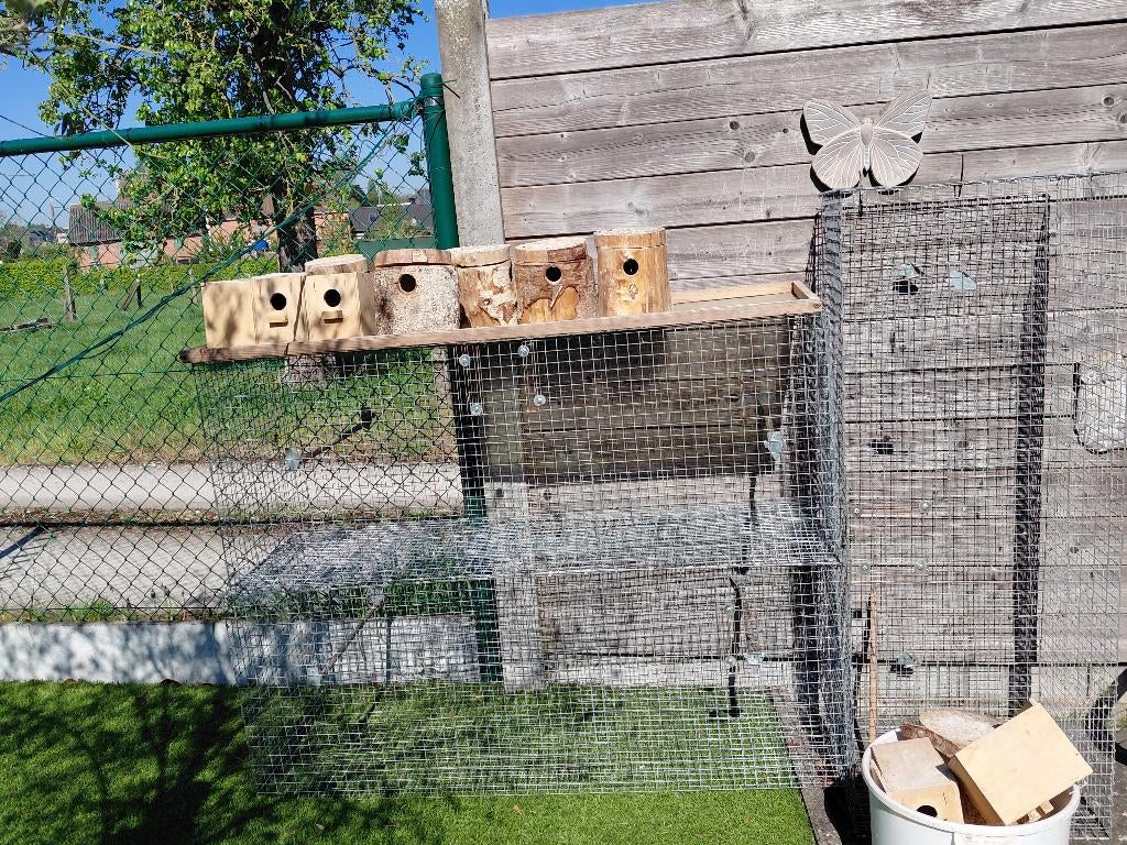 Vogelkooien 12 stuks  Dringend, Ophalen, Zo goed als nieuw, Metaal, Broedkooi of Kweekkooi