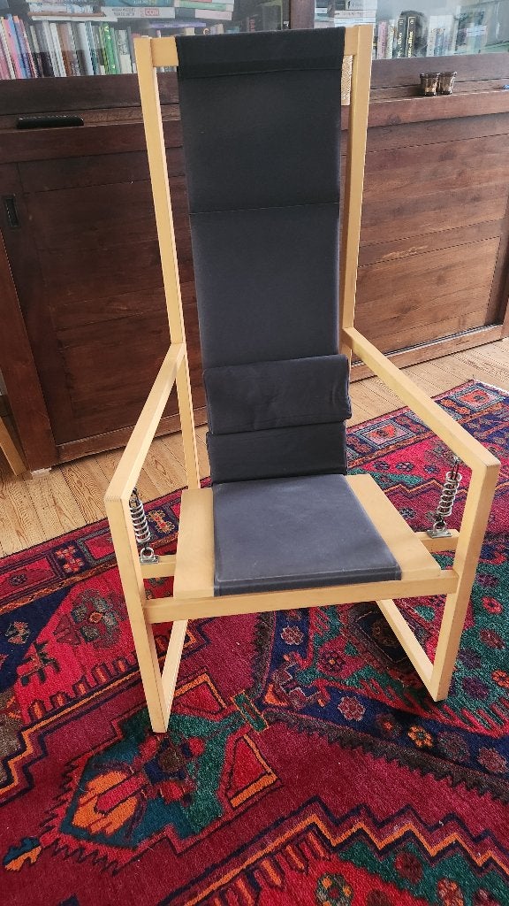 Fauteuil design scandinave, Moins de 75 cm, Bois, Enlèvement, 50 à 75 cm