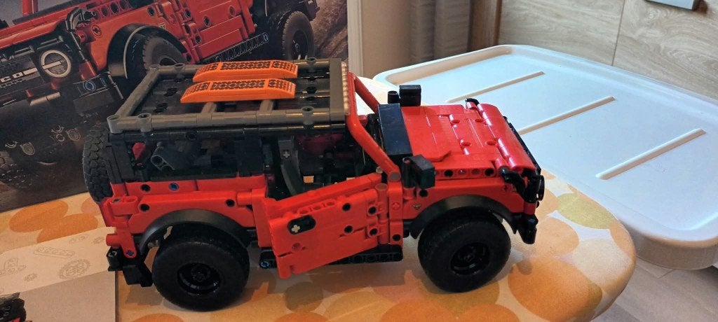 Lego Technic Ford Bronco SUV, Kinderen en Baby's, Inclusief instructies, Lego, Ophalen of Verzenden, Zo goed als nieuw
