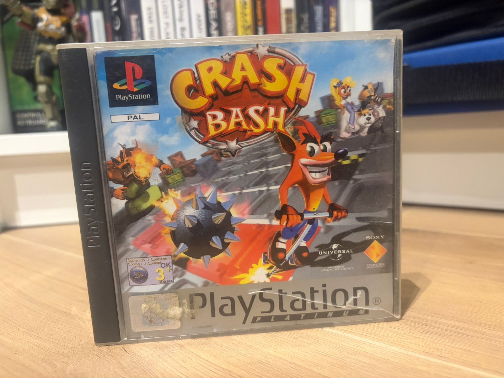 Crash bash ps1, Enlèvement, Comme neuf