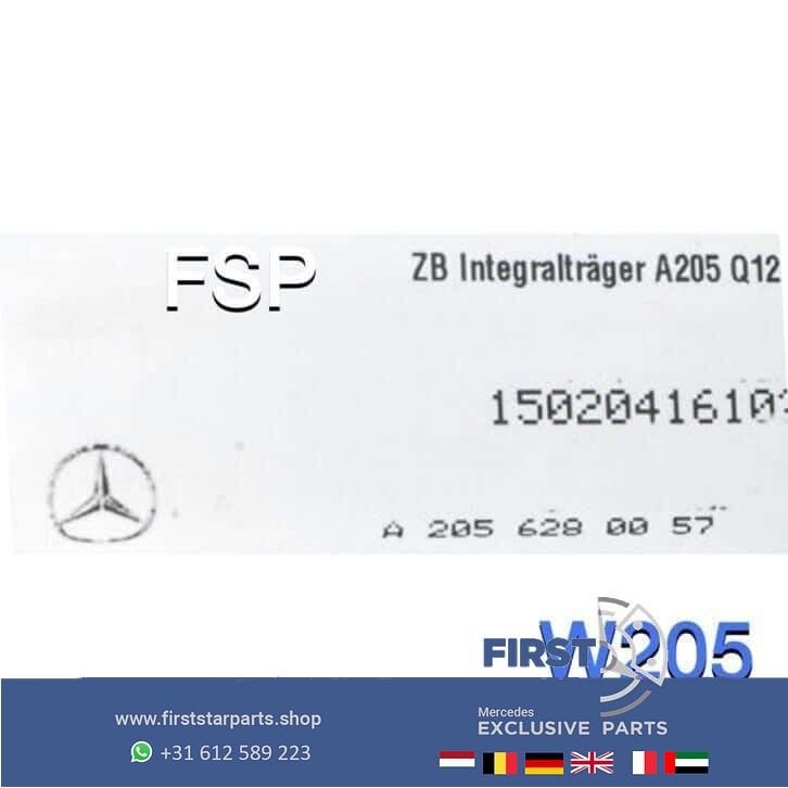 C43 AMG W205 subframe voorkant Mercedes C Klasse 2014-2019 C, Gebruikt, -, Ophalen of Verzenden, -