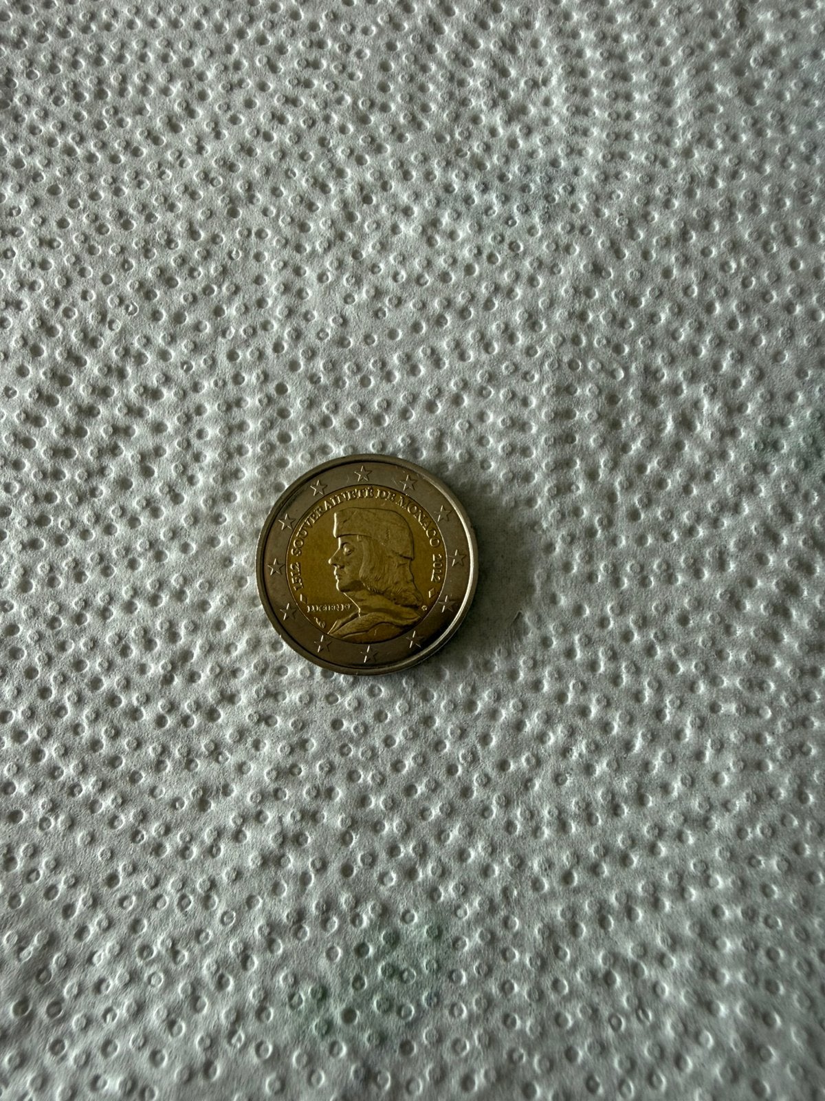 2 euro monaco lucien 2012, Postzegels en Munten, Munten | Europa | Euromunten, Ophalen, Monaco, 2 euro