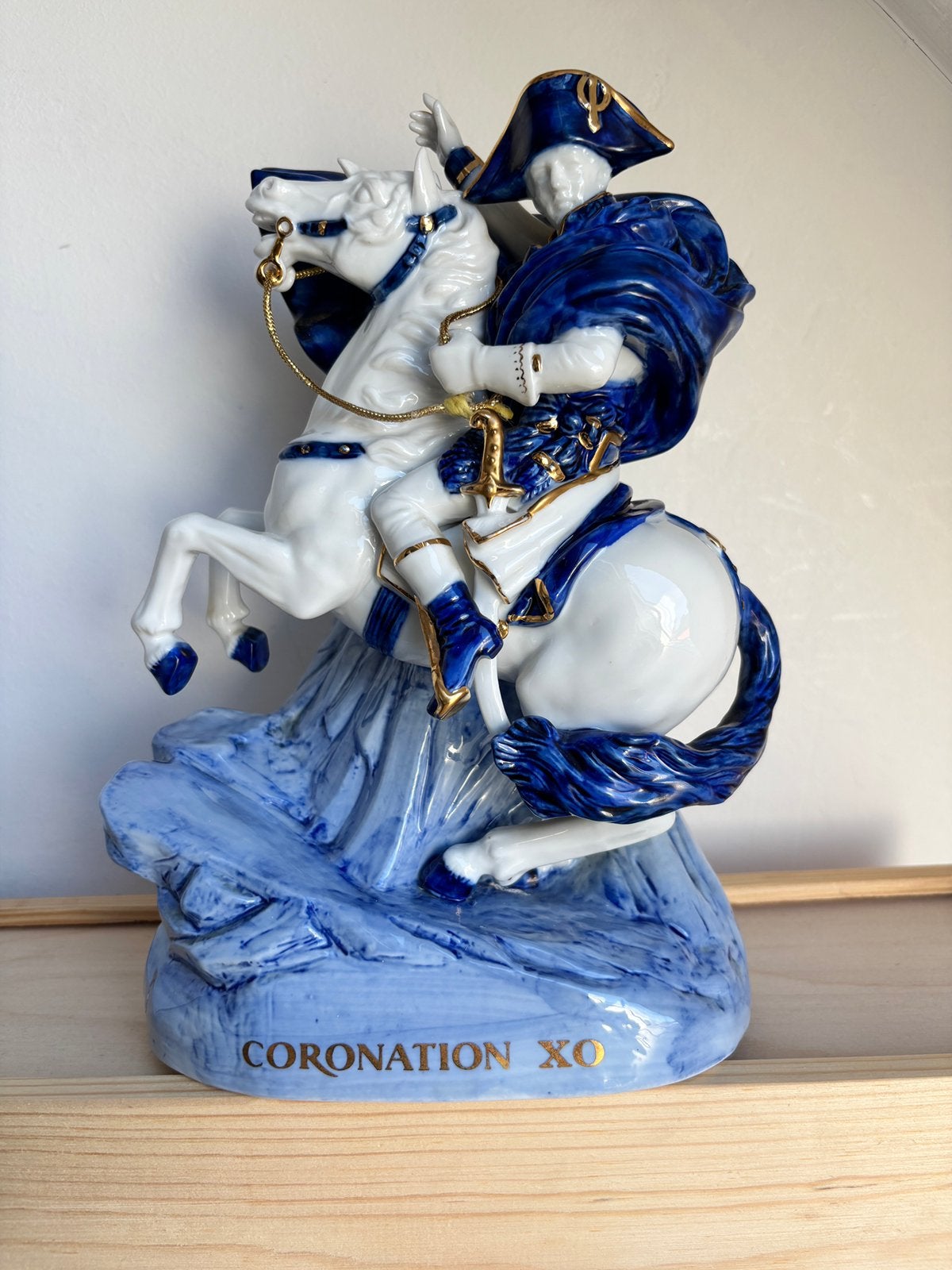 Coronation XO Cognac Fles Napoleon Limoges  Porselein, Ophalen of Verzenden
