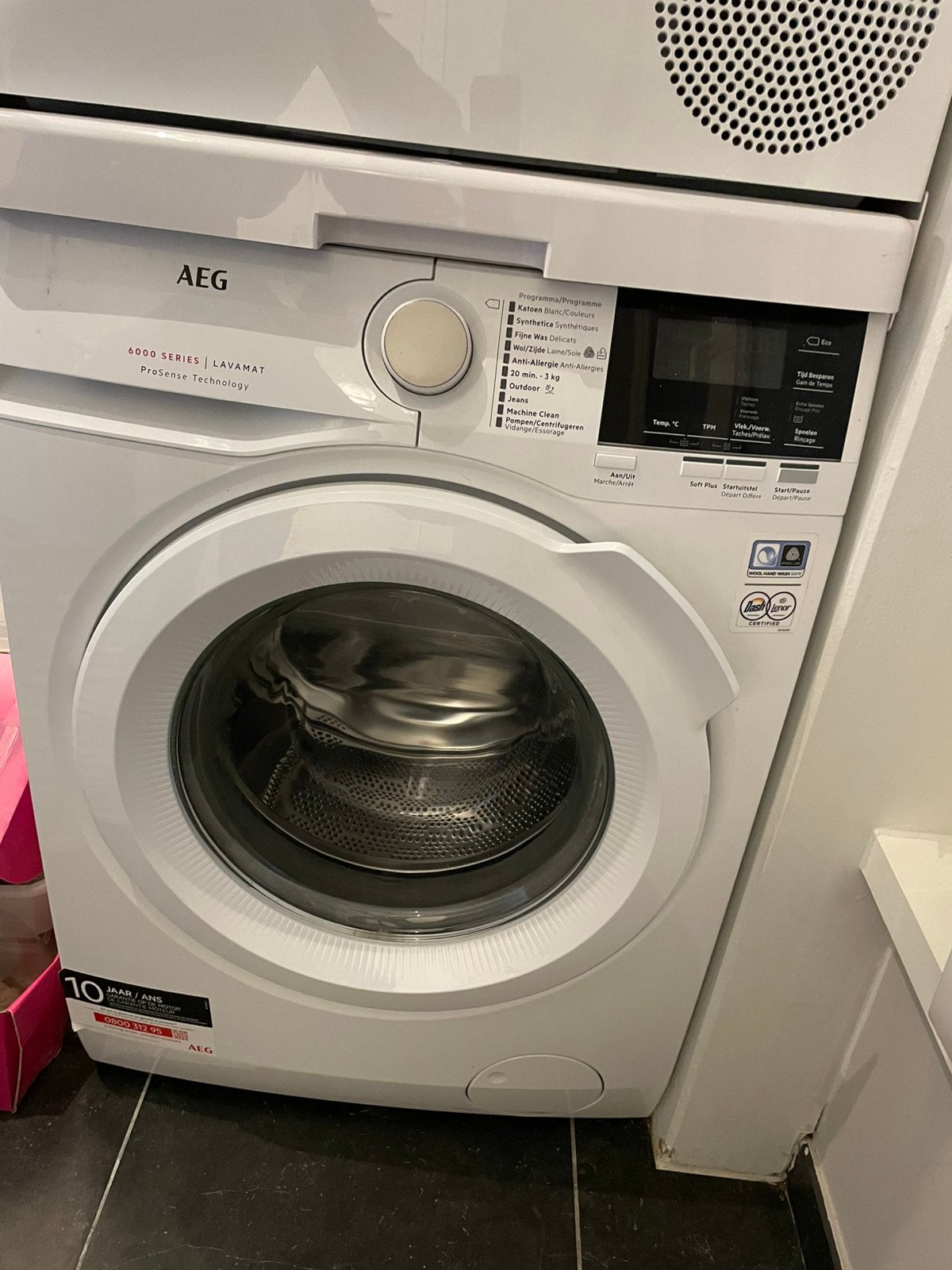 Wasmachine en/of droogkast, Ophalen, Zo goed als nieuw