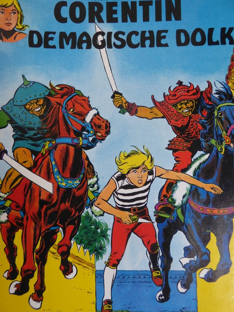 corentin  :   de magische dolk,   softcover in nieuwe staat, Boeken, Stripverhalen, Ophalen of Verzenden
