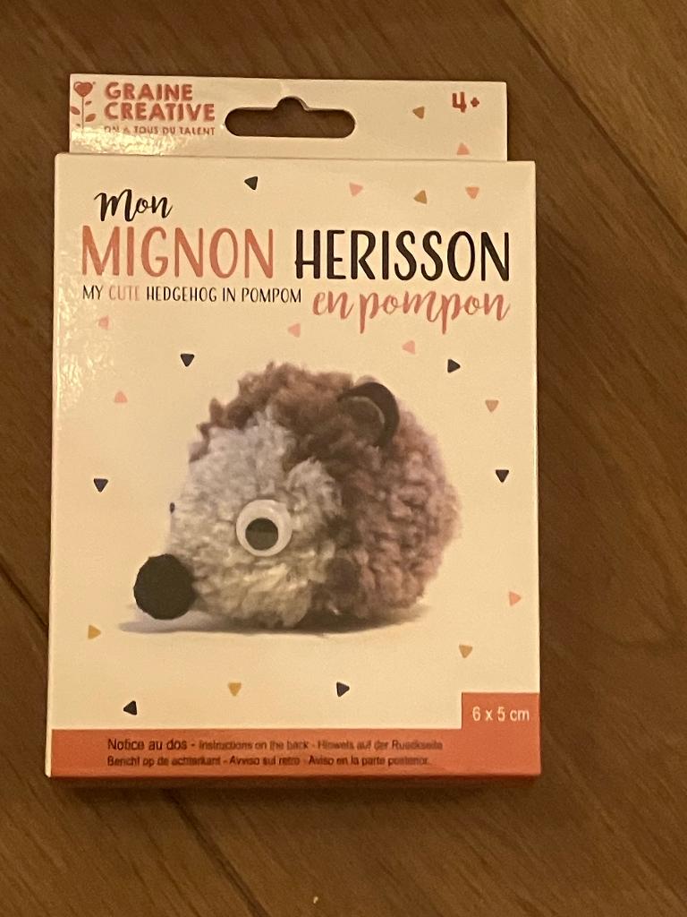 Pompons maken - Egel, Enlèvement ou Envoi, Neuf, Kit de bricolage
