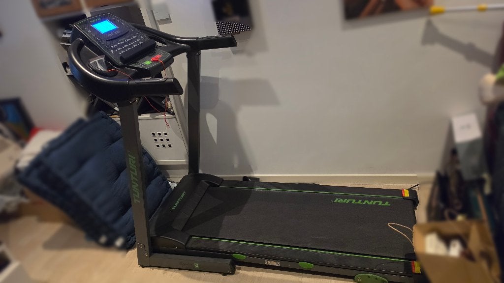 Tunturi Cardio Fit T30 Loopband – Inklapb. – Weinig gebruikt, Ophalen, Gebruikt, Loopband