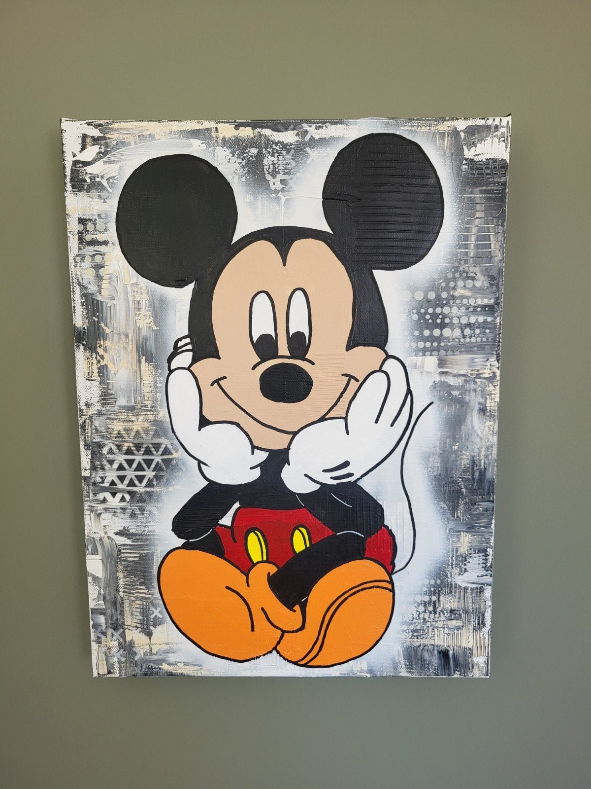 Just Mickey, Antiquités & Art, Art | Peinture | Moderne, Enlèvement ou Envoi, Certificat d'authenticité