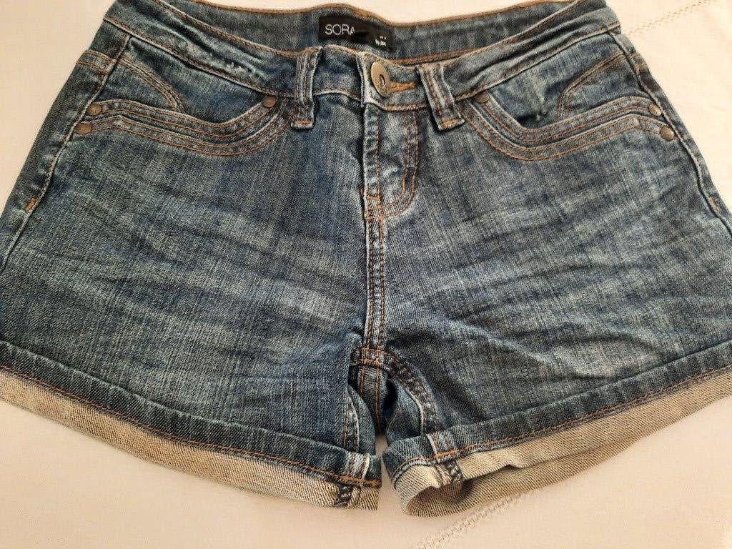 Jeans shortje van sora, Blauw, Sora, Ophalen of Verzenden, W27 (confectie 34) of kleiner