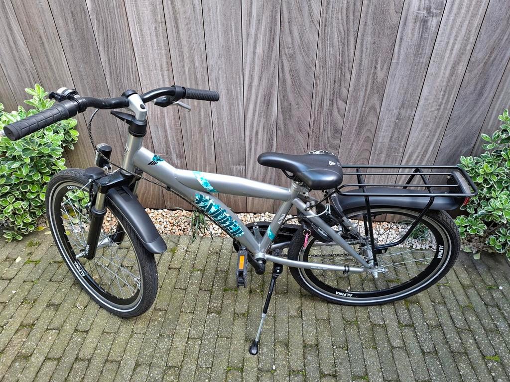 Jongensfiets Alpina 22 inch met terugtraprem, Ophalen, 22 inch