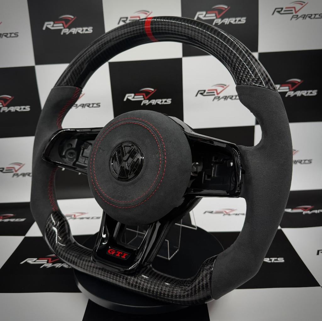 Volant en carbone Alcantara Volkswagen, amélioré, Golf Polo, Enlèvement ou Envoi, Neuf, Volkswagen