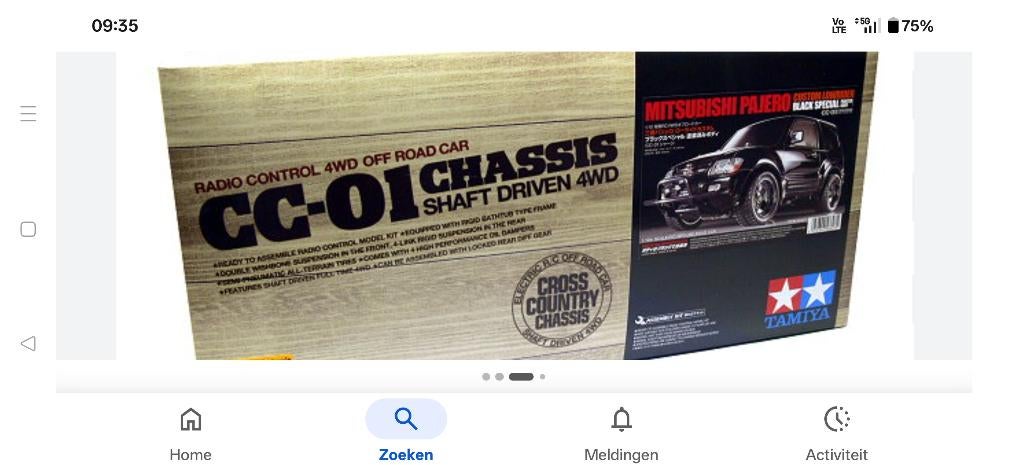 GEZOCHT tamiya cc01 mitsubishi lowrider nieuw in doos 2016, Ophalen of Verzenden