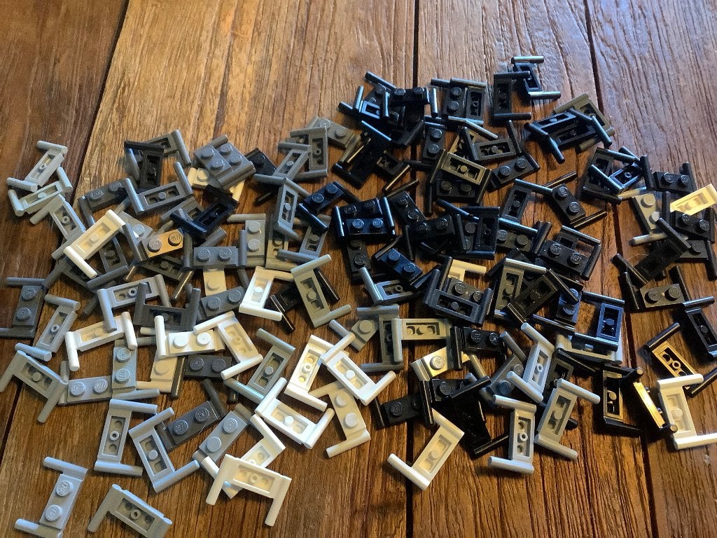 Lego plaatjes bar handles 130 stuks / 14-1-4, Ophalen of Verzenden, Gebruikt, Losse stenen, Lego