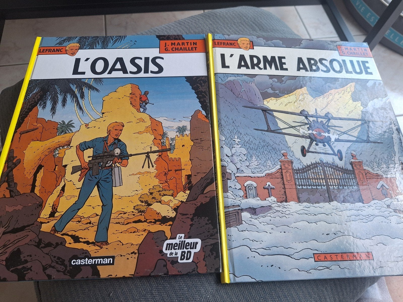 Lot de 2 Bd Lefranc pour 9€, Enlèvement