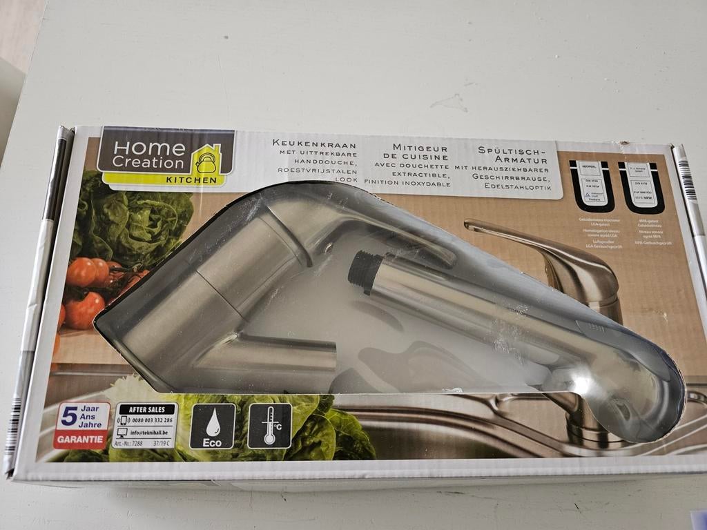 Home Creation keukenmengkraan met uittrekbare handdouche in, Ophalen of Verzenden