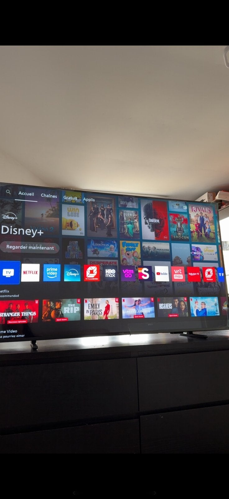 TV Smart Philips 55" 4K UHD (Série 7600), TV, Hi-fi & Vidéo, Télévisions, Philips, Enlèvement ou Envoi, Comme neuf, 4k (UHD)