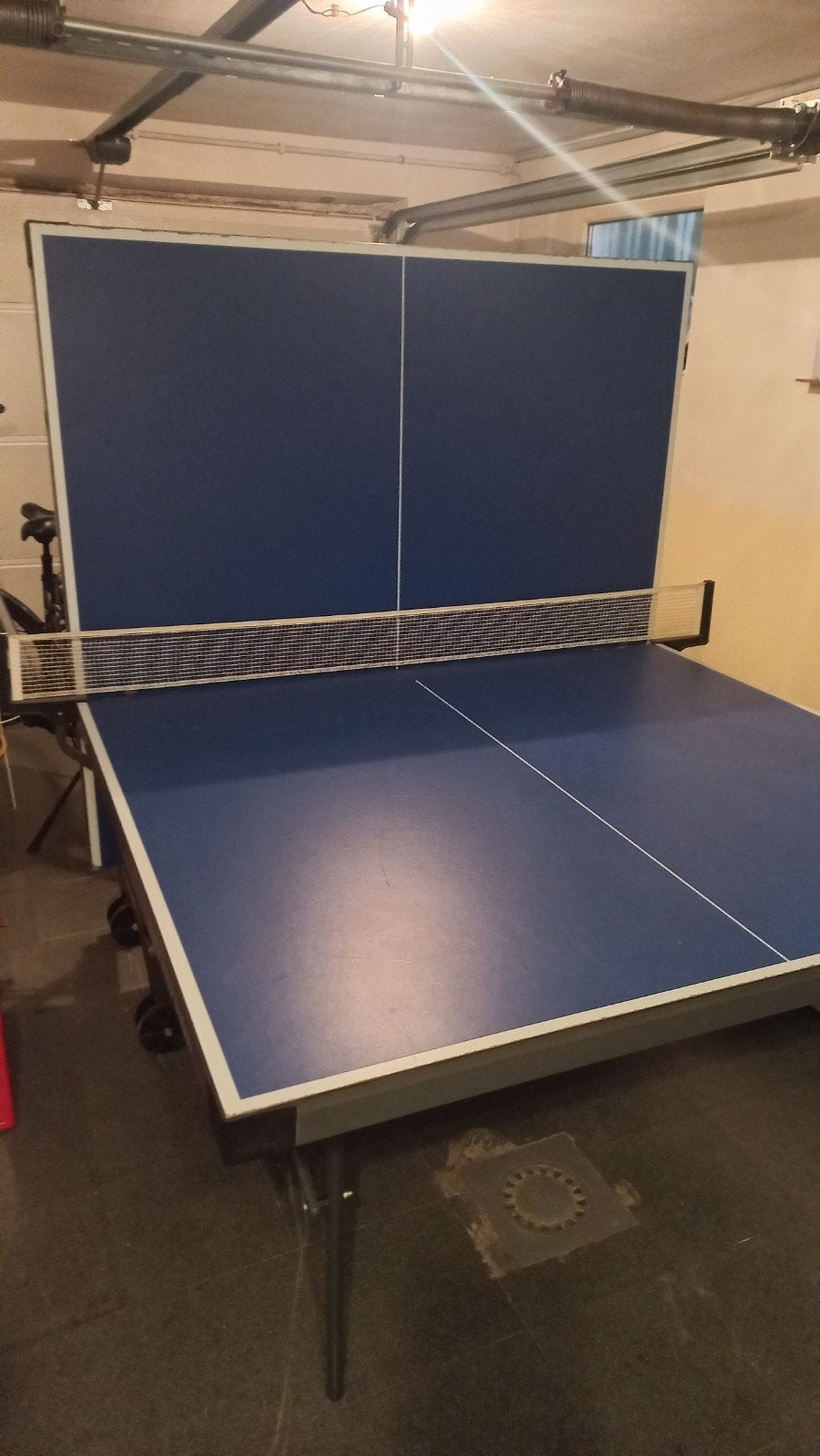 ping pong tafel, Sport en Fitness, Ophalen, Gebruikt, Tafel Indoor, Inklapbaar