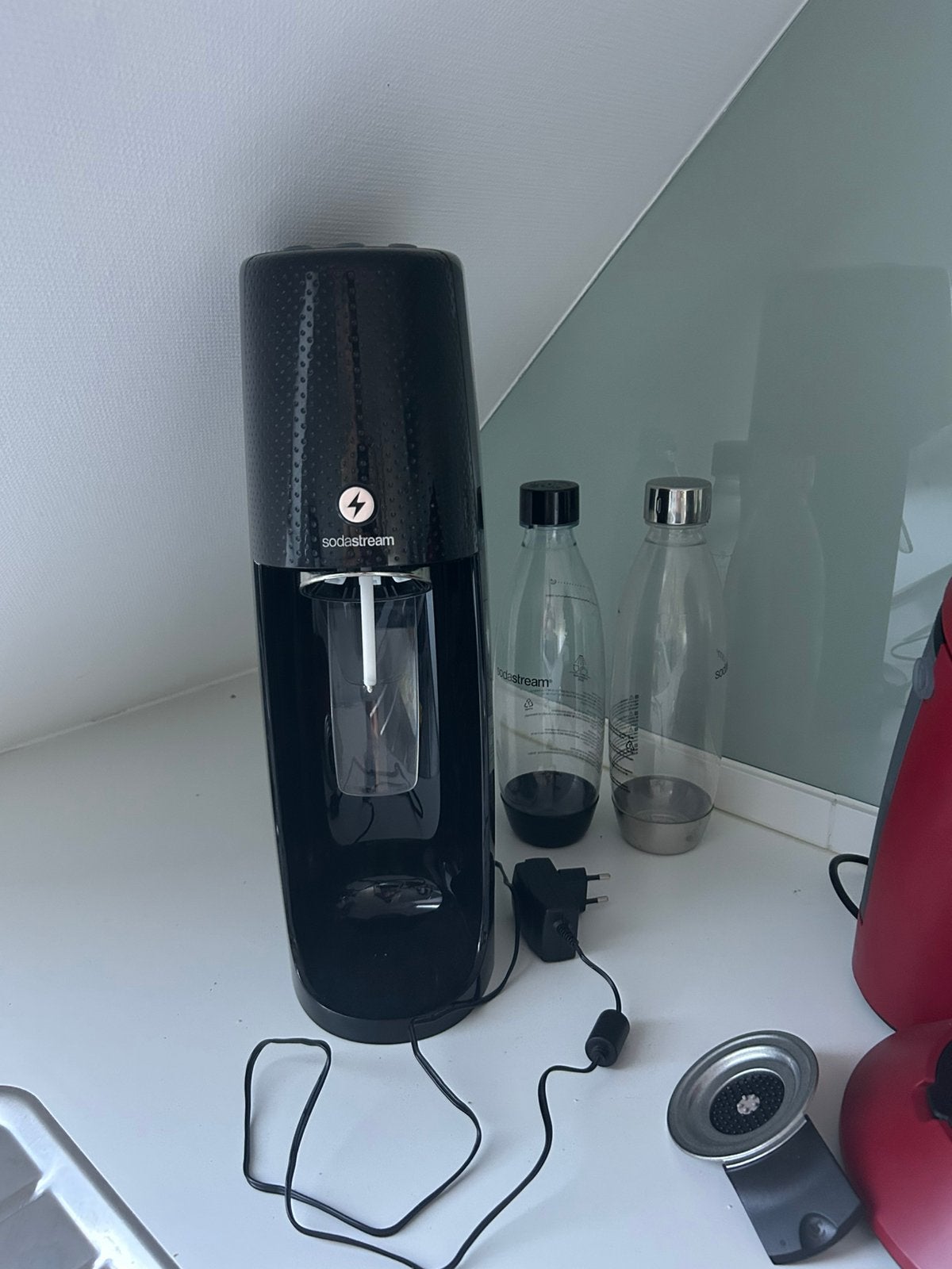 Sodastream machine te koop!, Elektronische apparatuur, Bruiswatermachines, Ophalen, Gebruikt